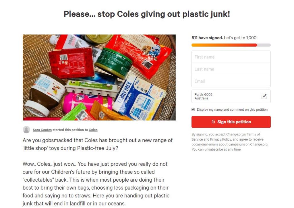 Coles Petition