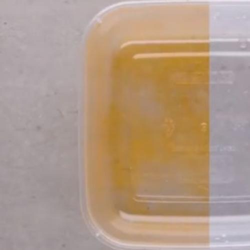 This Genius Hack Will Save Your Yellow-Stained Containers