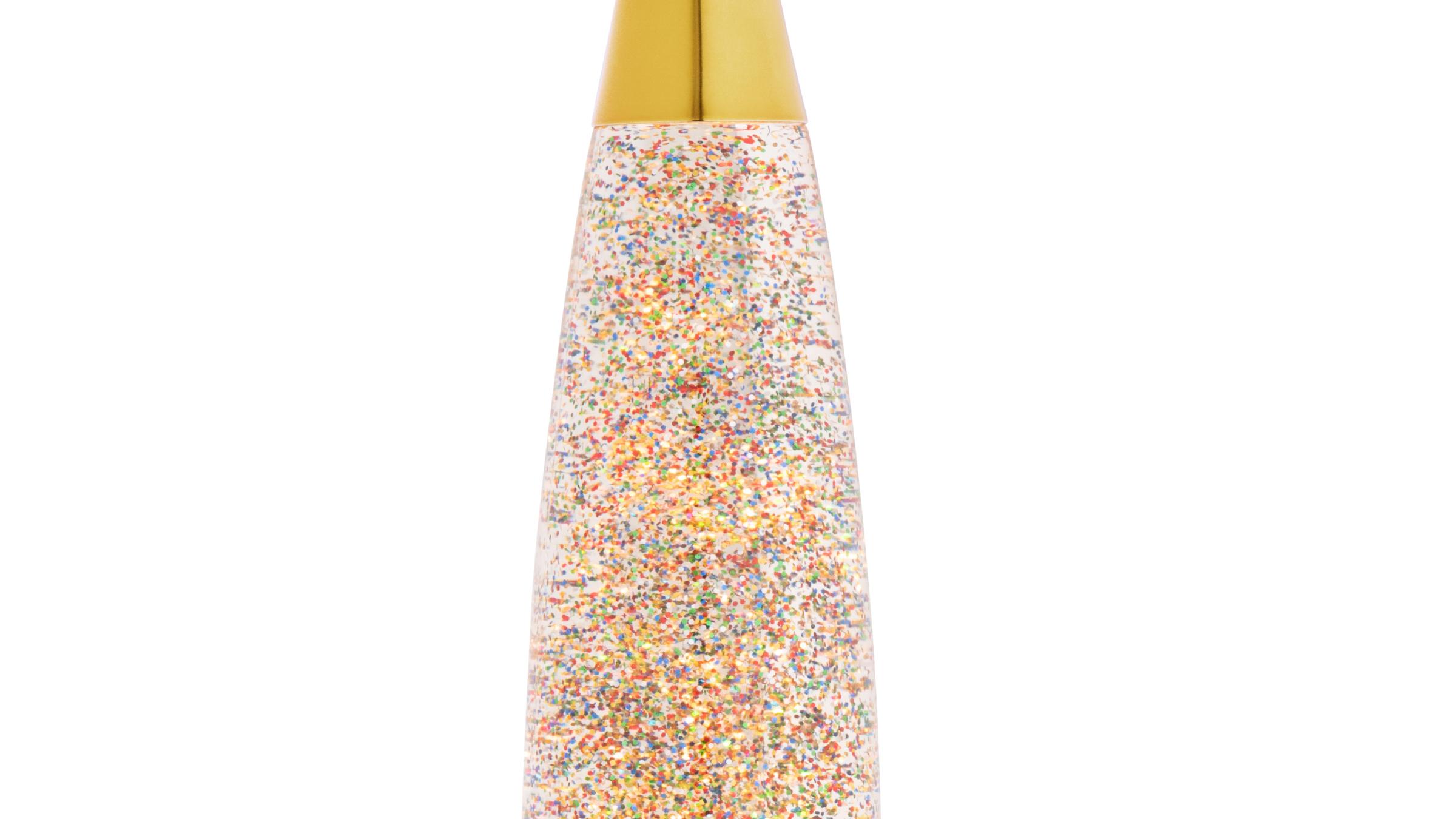 Bunnings Glitter Lava Lamp Close Up