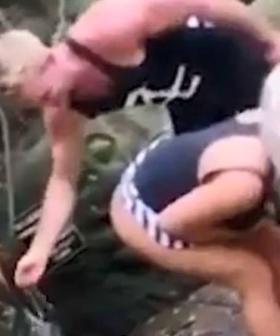 Instagram Model Slammed For Splashing Bum With Holy Water At Sacred Temple