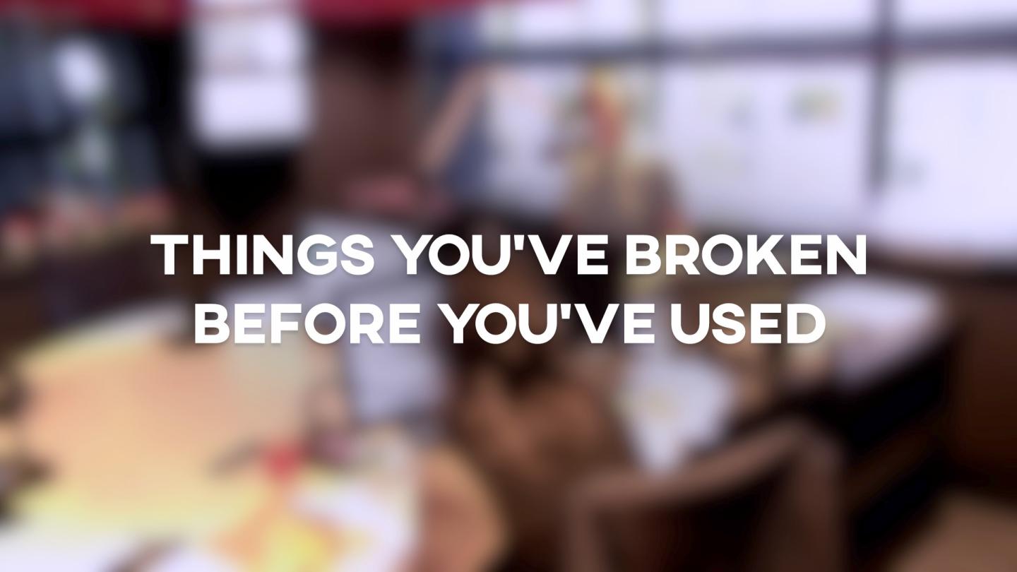 Botica's Bunch ask "What Did You Break Before Using"