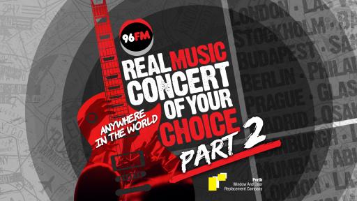 We've got our winner for 96FM's Real Music Concert of Your Choice Part 2!