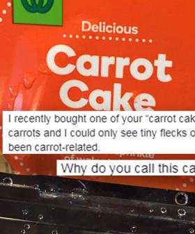 Woolies Is Getting Dragged For ‘Three Thin Slices’ Of Actual Carrot In Cake