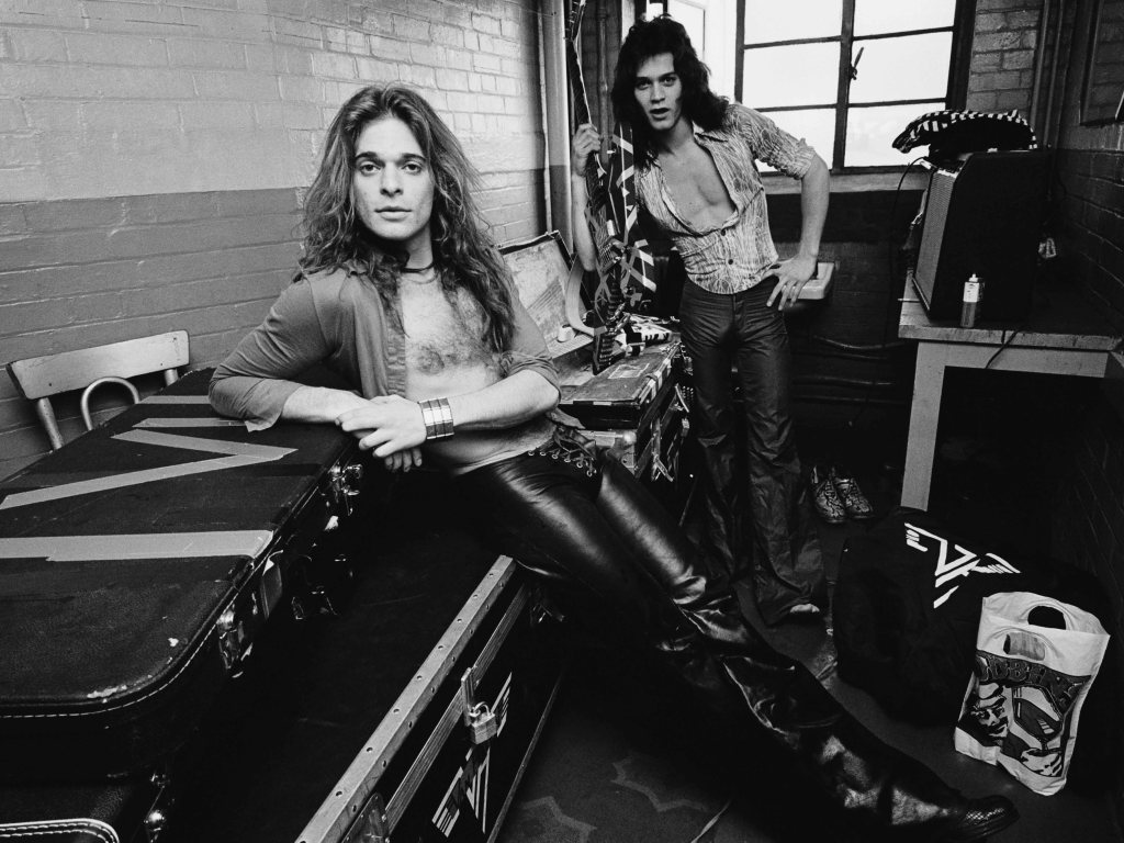 David Lee Roth and Eddie Van Halen 