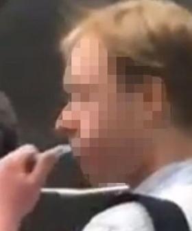 Man Busted Brushing His Teeth, Spitting On Train Platform