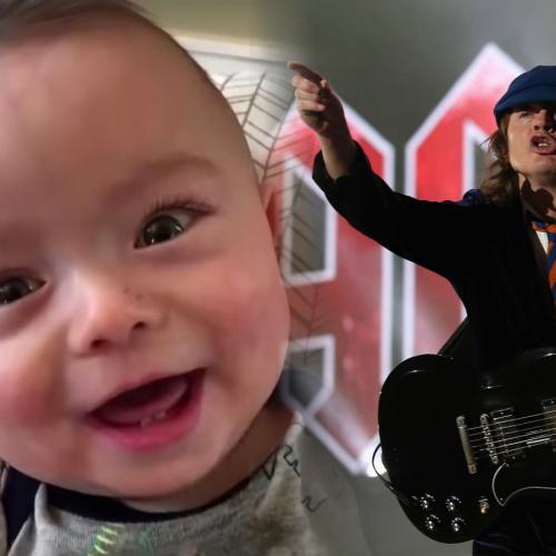 This Baby’s Cover Of AC/DC’s Thunderstruck Has To Be Seen To Be Believed