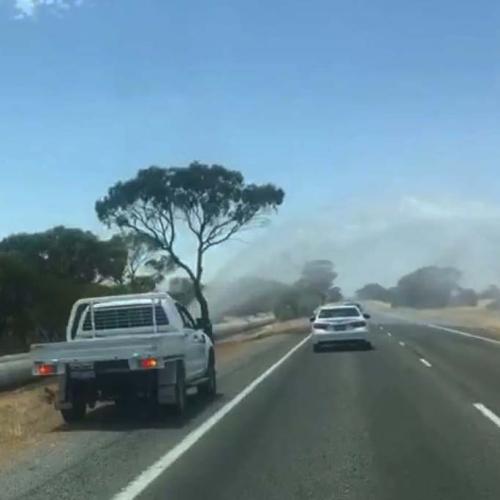 ‘It’s Raining’: Burst Goldfields Pipeline Causes Massive Spray