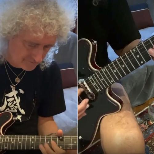 Who Better To Teach The ‘Bohemian Rhapsody’ Guitar Solo Than A Self-Isolating Brian May