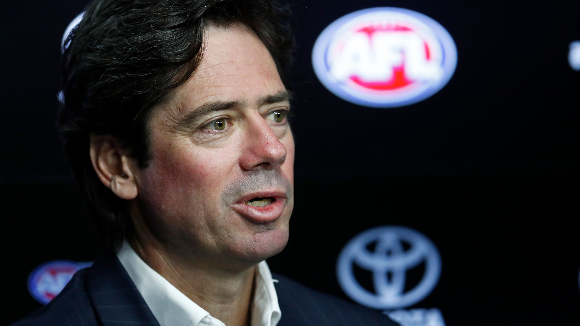 AFL Plans For Normality In 2022 Gillon McLachlan AFL Plans For Normality In 2022 Gillon McLachlan