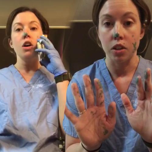 Nurse Shows How Fast Germs Can Spread Even If You Are Wearing Gloves