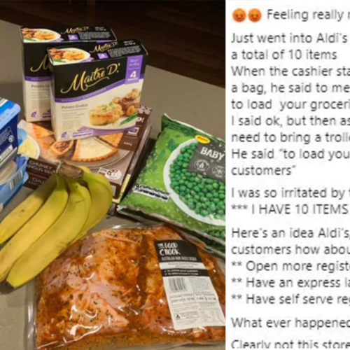 Womans Sparks Debate Over Trollies At Aldi After Making Small Purchase