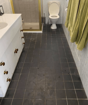 "So Satisfying!": Mum Transforms Bathroom Floor After Moving Into Rental