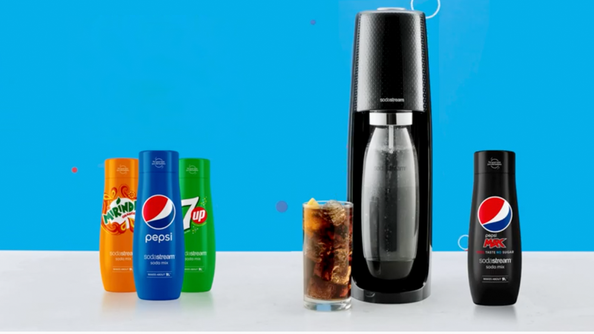 sodastream spirit pepsi max