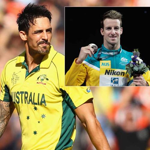 Why Cricketer Mitchell Johnson Had To ‘Baby-Carry’ Olympian James Magnussen