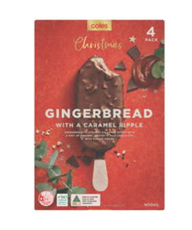 If Things Weren't Festive Enough, Coles Now Has Gingerbread Ice Cream