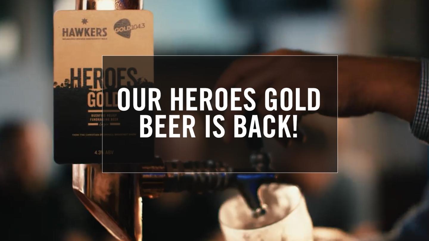 Our Heroes Gold Beer Is Back!