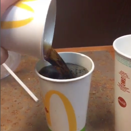 Video Appears To Expose McDonald's Cup Sizes, Sparking Outrage Online