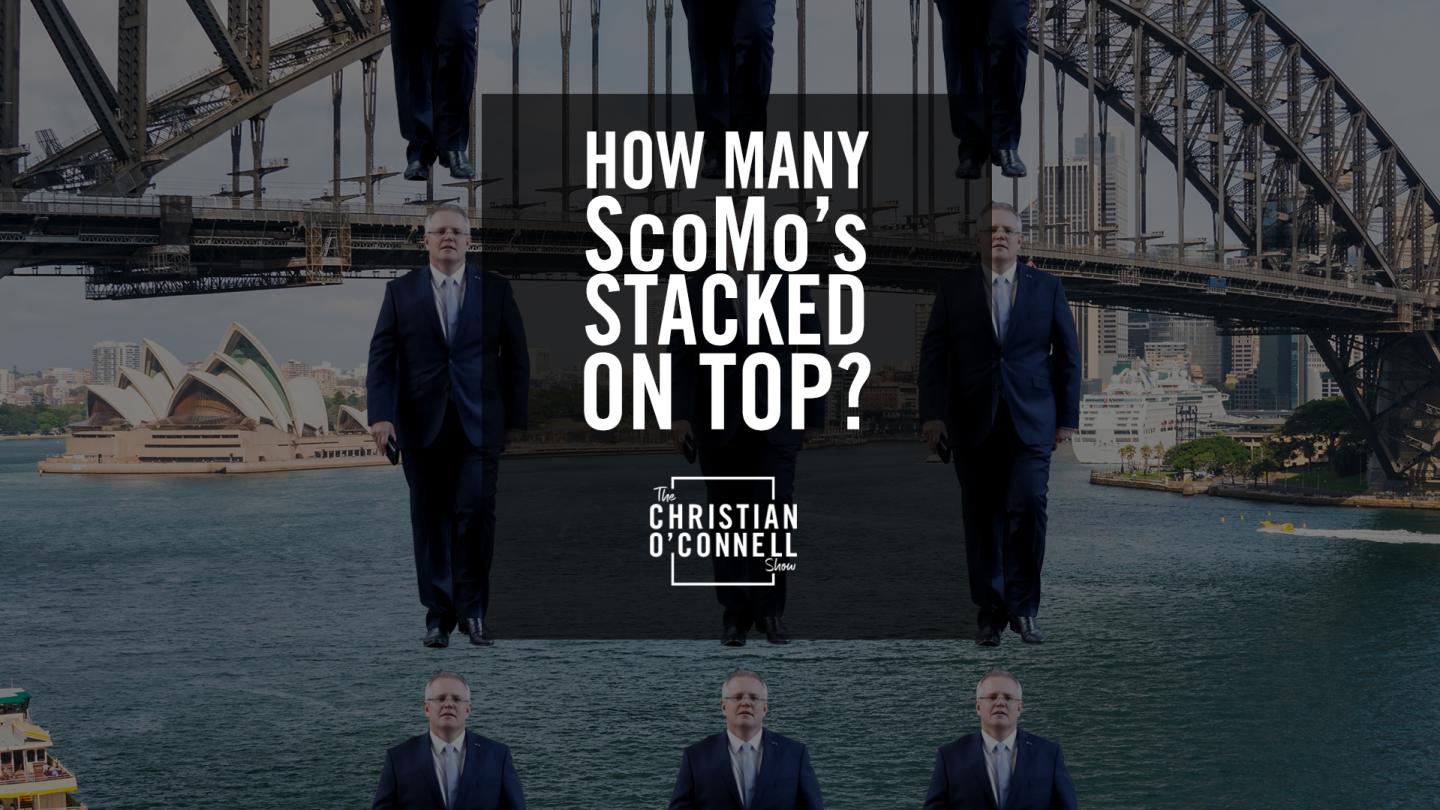 How many ScoMo's stacked on top?