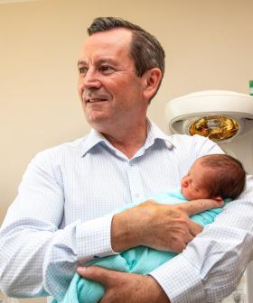 Mark McGowan Admits Becoming 'Absolutely Terrified' While Holding Newborn