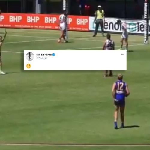 Nic Naitanui Tweets The Emoji Everyone Was Thinking Over THAT 50m Penalty