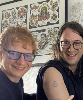 Ed Sheeran Gets New Ink In Melbourne In Memory of Friend Michael Gudinski