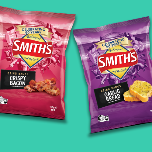 Smith's Are Bringing Back Garlic Bread, Crispy Bacon & Sausage Sizzle Chips