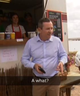 Not Even Mark McGowan Can Avoid THAT Person When Shouting Coffee