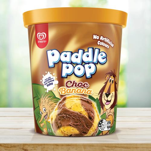 Paddle Pop Have Now Released A Choc Banana Swirl Ice Cream In A Tub!