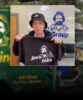 The Actual Jim From Jim's Mowing Is Now Flogging Free 'Jim's Jabs' Merch For The Fully-Vaxxed