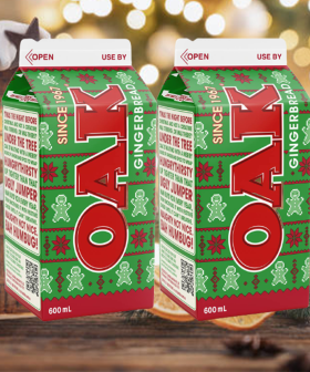 OAK Has Dropped Gingerbread Flavoured Milk For The Festive Season