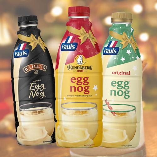 Paul's Release New Range Of Egg Nogs, Including Bundy & Baileys Flavours