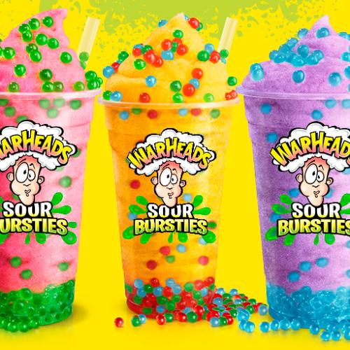 Can You Handle The Sour? Hungry Jack's & Warheads Have Created Sour Bursties Frozen Drinks!