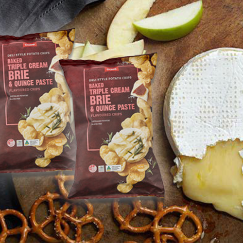 Charcuter-yay! Coles Have Dropped Baked Triple Brie & Quince Paste Flavoured Chips