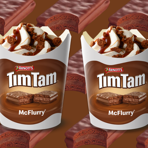 McDonald's & Tim Tam Have Teamed-Up For The McFlurry Of Your Dreams