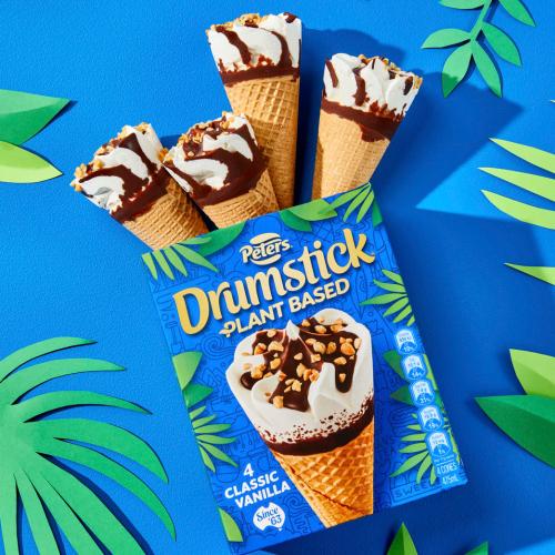 Drumstick Launches New Plant Based Classic Vanilla Ice Cream!