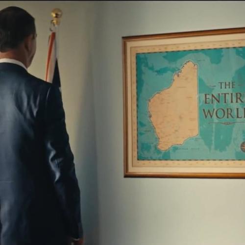 Some Genius Has Gone Ahead & Made THAT 'Entire World' Map Of WA