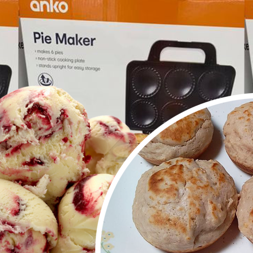This Genius Has Created 'Ice Cream Bread' With Their Kmart Pie Maker & It's Honestly Inspired