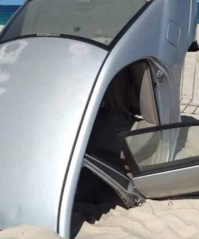 After Seeing This 'Exhibit' At City Beach, How Have You Gotten Your Car Stuck?