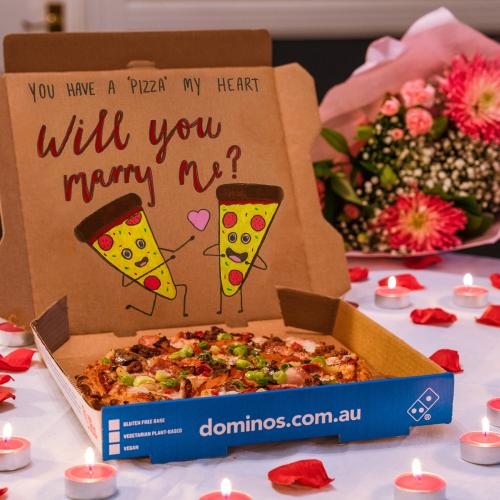 Domino's Is Giving You The Chance To Propose With A Pizza Box!