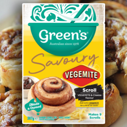 Green's Have Dropped A Savoury Vegemite & Cheese Home Baking Kit!