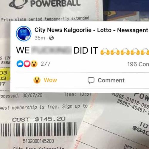 Kalgoorlie Ticket Bags $63 Million, Half The $120 Million Powerball Jackpot!