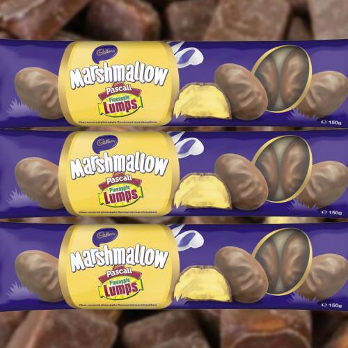 Cadbury Launches Marshmallow 'Pineapple Lumps' Chocolate Eggs