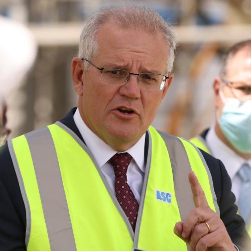 Clairsy & Lisa asked Scott Morrison about THAT logo…