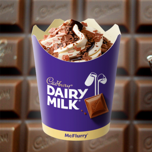 Macca's Latest Cadbury Dairy Milk McFlurry Is An Instant Icon