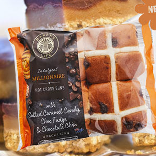 Excuse ME? Aldi's Flogging Salted Caramel, Choc Fudge, Choc Chip Millionaire Hot Cross Buns!
