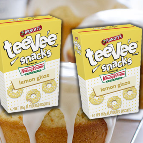 Tee Vee Snacks Have Dropped A Lemon Glaze Flavour In Their Krispy Kreme Collab