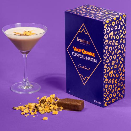 OMG, You Can Now Get Two-Litre Casks Of Violet Crumble Espresso Martini