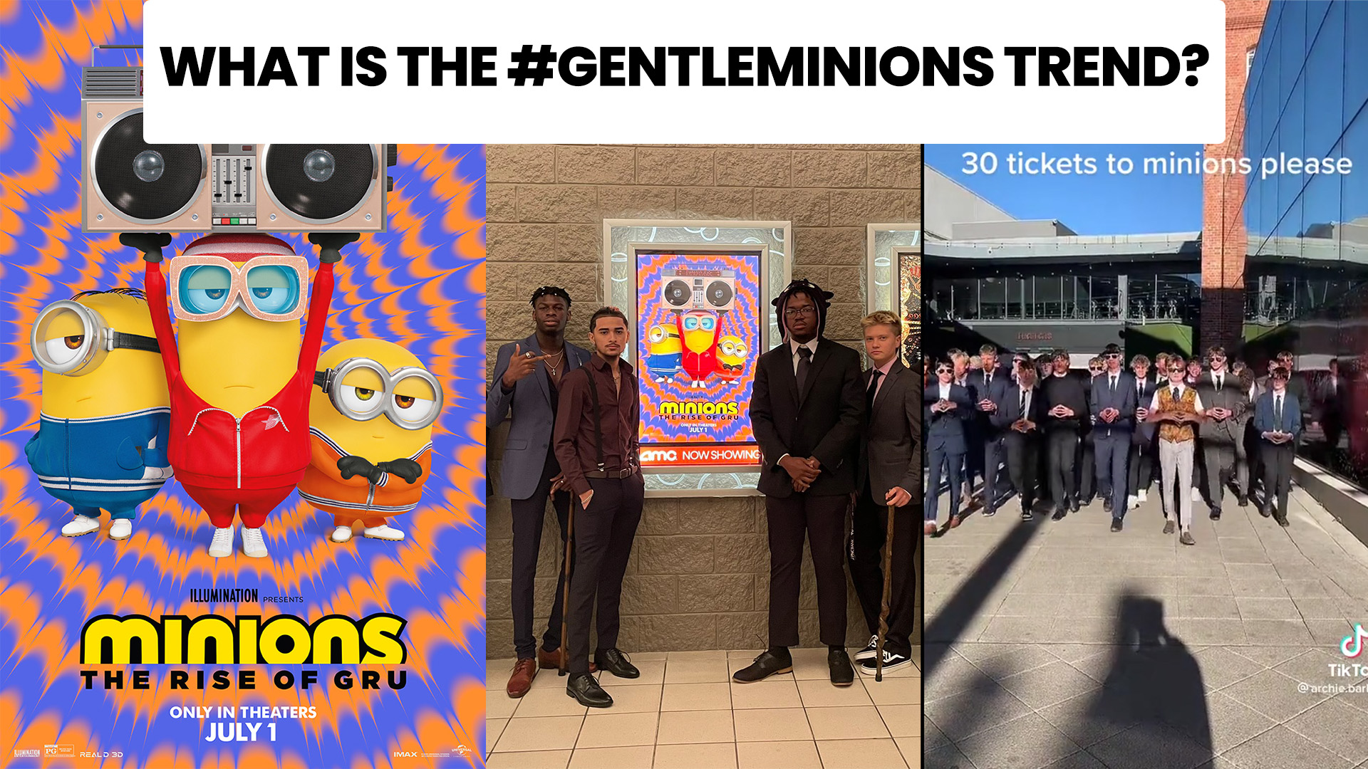 Why Are People Wearing Suits To Go See ‘Minions The Rise of Gru’?