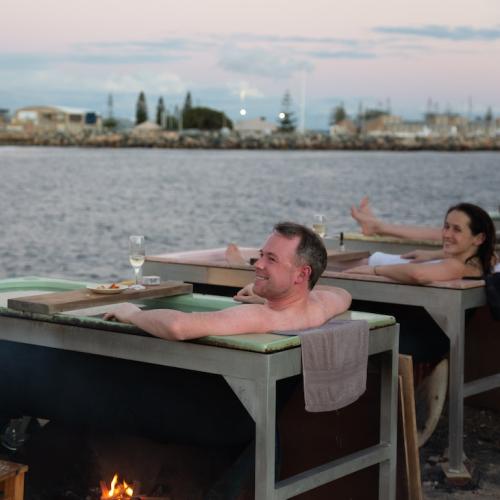 Woodfired Baths Are Gonna Be Set Up Along The Freo Waterfront & Hold Me Back Plz
