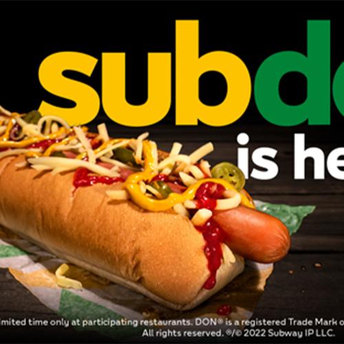Subway Teases Their New Foot Long Hot Dog, The 'SubDog'
